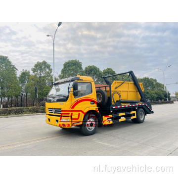 Mini Skip Loader Truck Swing Arm Garbage Truck